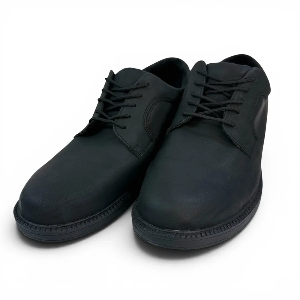 Dr Scholl's Cardoba Mens 13M Black Leather Comfort Oxford Derby Lace Up Shoes